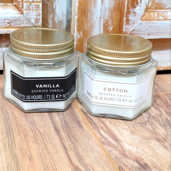 Other - NWT Vanilla & Cotton Scented Candle Bundle
